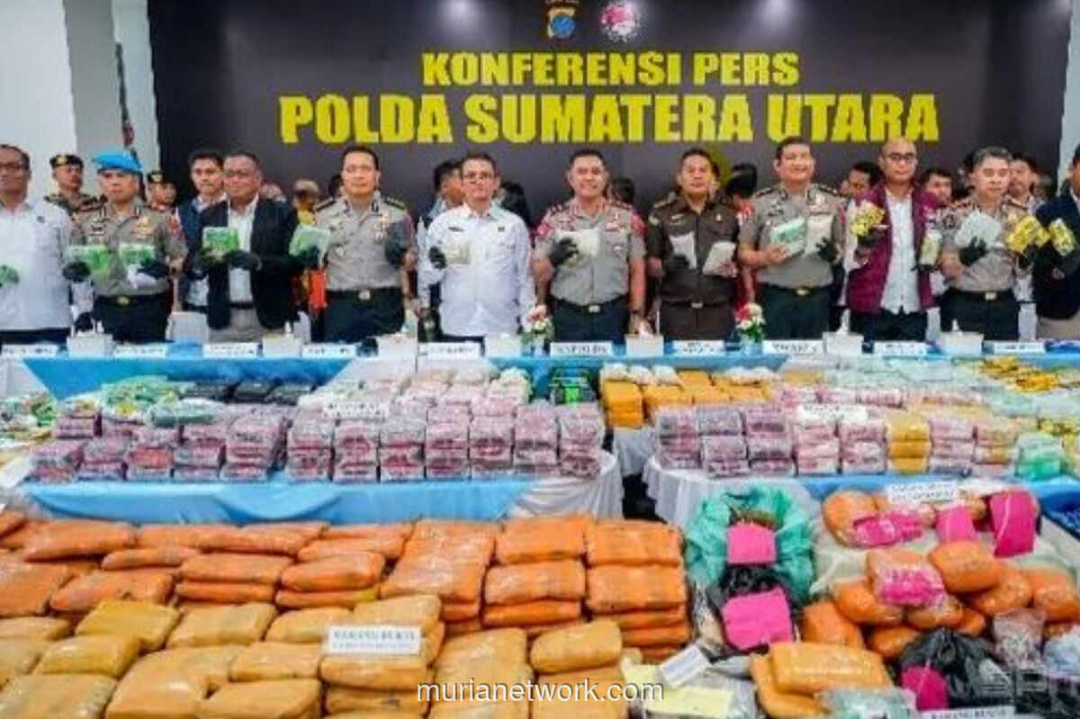 Polda Sumut Sita Hampir 1 Ton Sabu dalam 3.865 Kasus Narkoba Sepanjang 2026