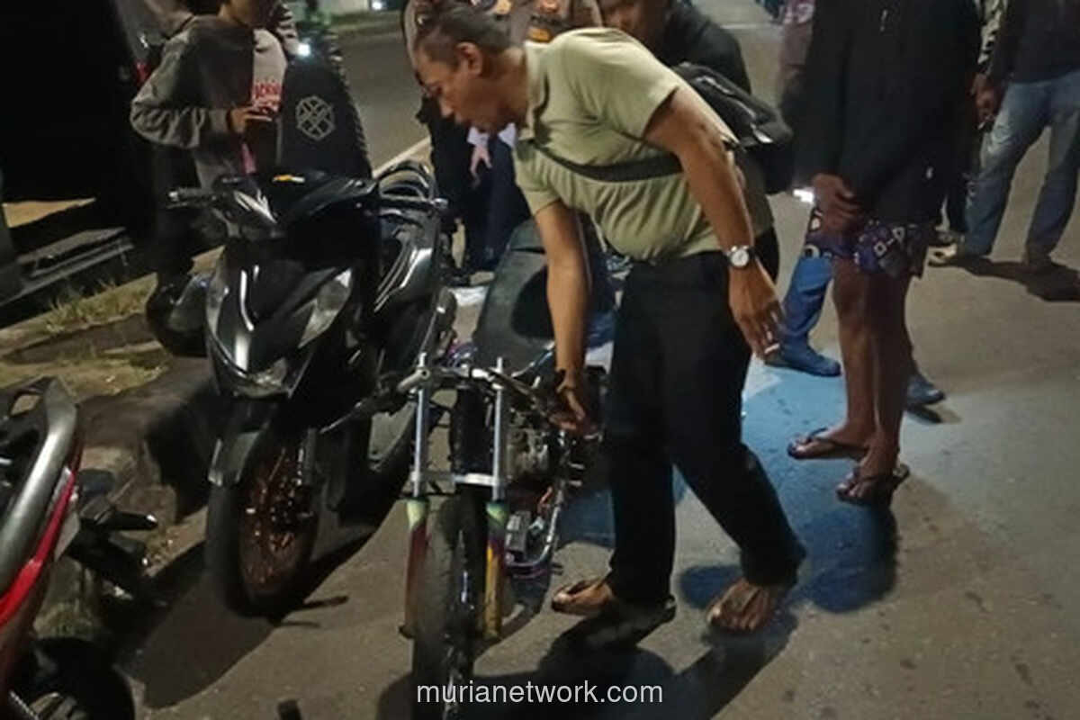 Polsek Cinere Amankan Motor Diduga untuk Balap Liar di Jalan Andara