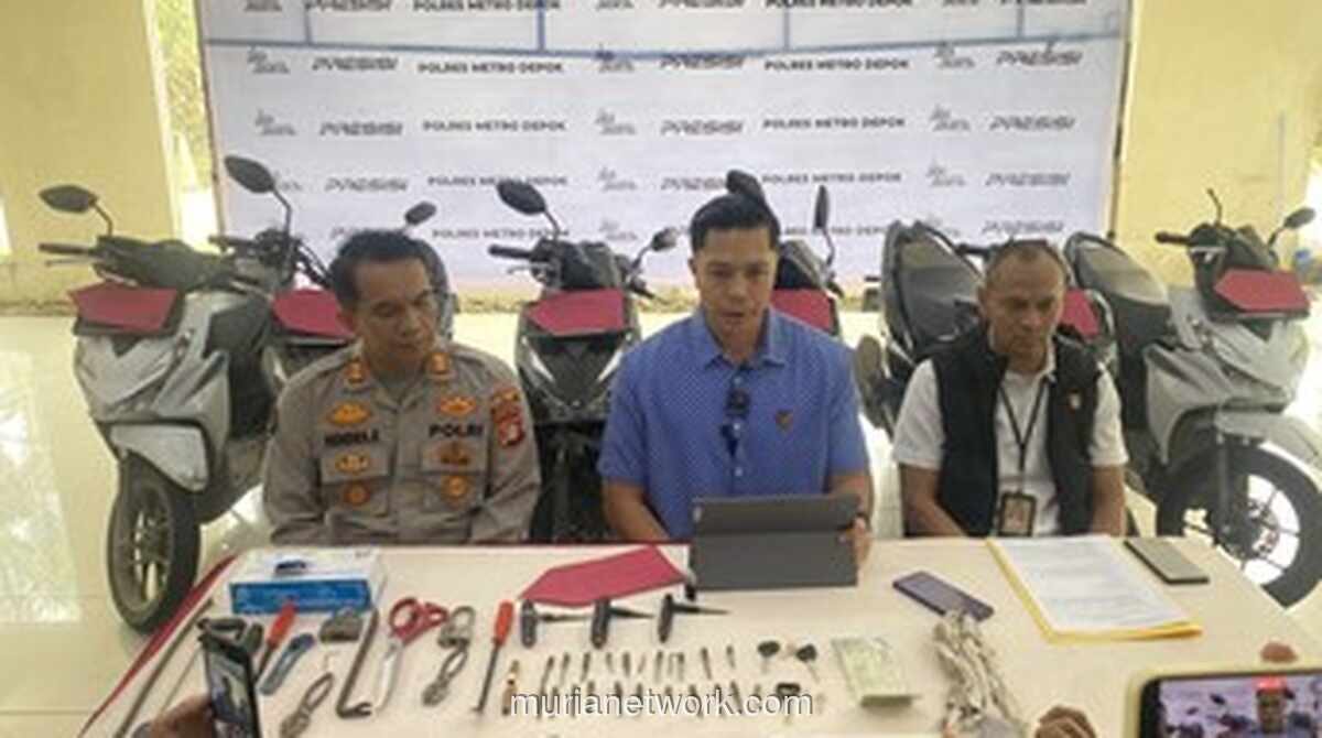 Polisi Bekuk Komplotan Pencuri Motor di Depok, Temukan Tali Pocong pada Tersangka