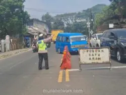 One Way di Puncak Diterapkan, Kendaraan dari Jakarta Distop Sementara