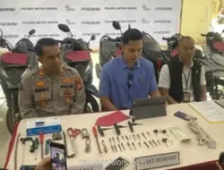 Polisi Sita Tali Pocong dari Komplotan Pencuri Motor di Depok, Begini Pengakuannya