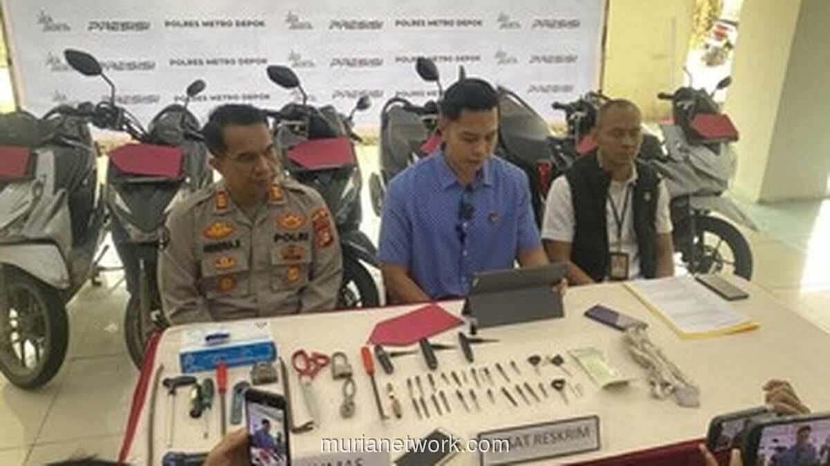 Polisi Sita Tali Pocong dari Komplotan Pencuri Motor di Depok, Begini Pengakuannya