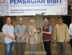 Anggota DPR Salurkan 5.000 Bibit Tanaman untuk Ketahanan Pangan di Bangka Belitung