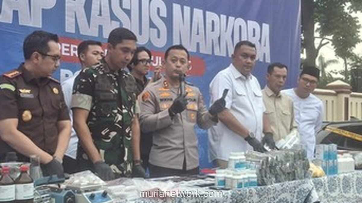 Polres Bogor Bongkar 74 Kasus Narkoba, Sita 3 Kg Sabu dan Ribuan Pil Ekstasi