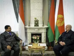 Prabowo Terima Kunjungan Presiden Belarus Lukashenko di Istana Merdeka