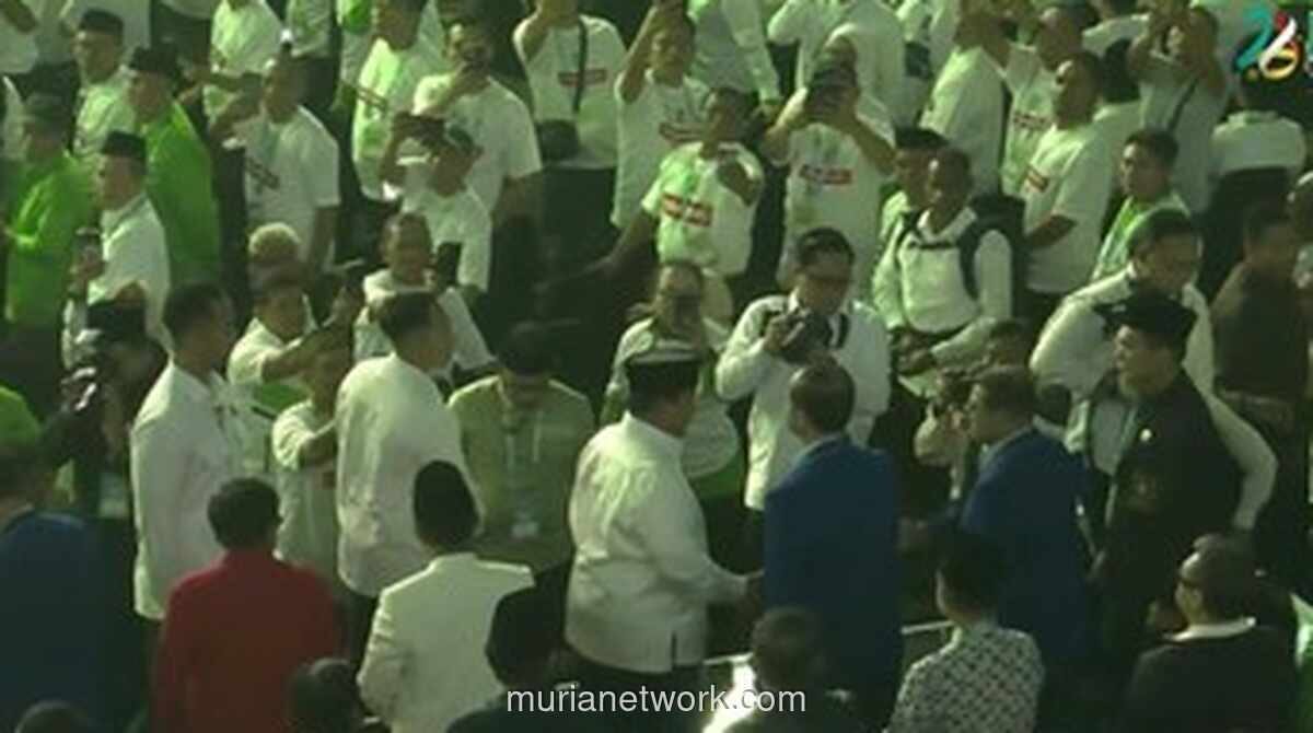 Prabowo dan Gibran Hadiri Puncak Harlah ke-28 PKB, Kader Kompak Kenakan Kaus Prabowonomics