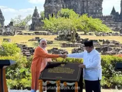 Prabowo dan PM Modi Resmikan Restorasi Candi Prambanan 10 Tahun