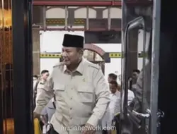 Prabowo Uji Coba Kereta Nusantara Explorer dari Semarang ke Batang