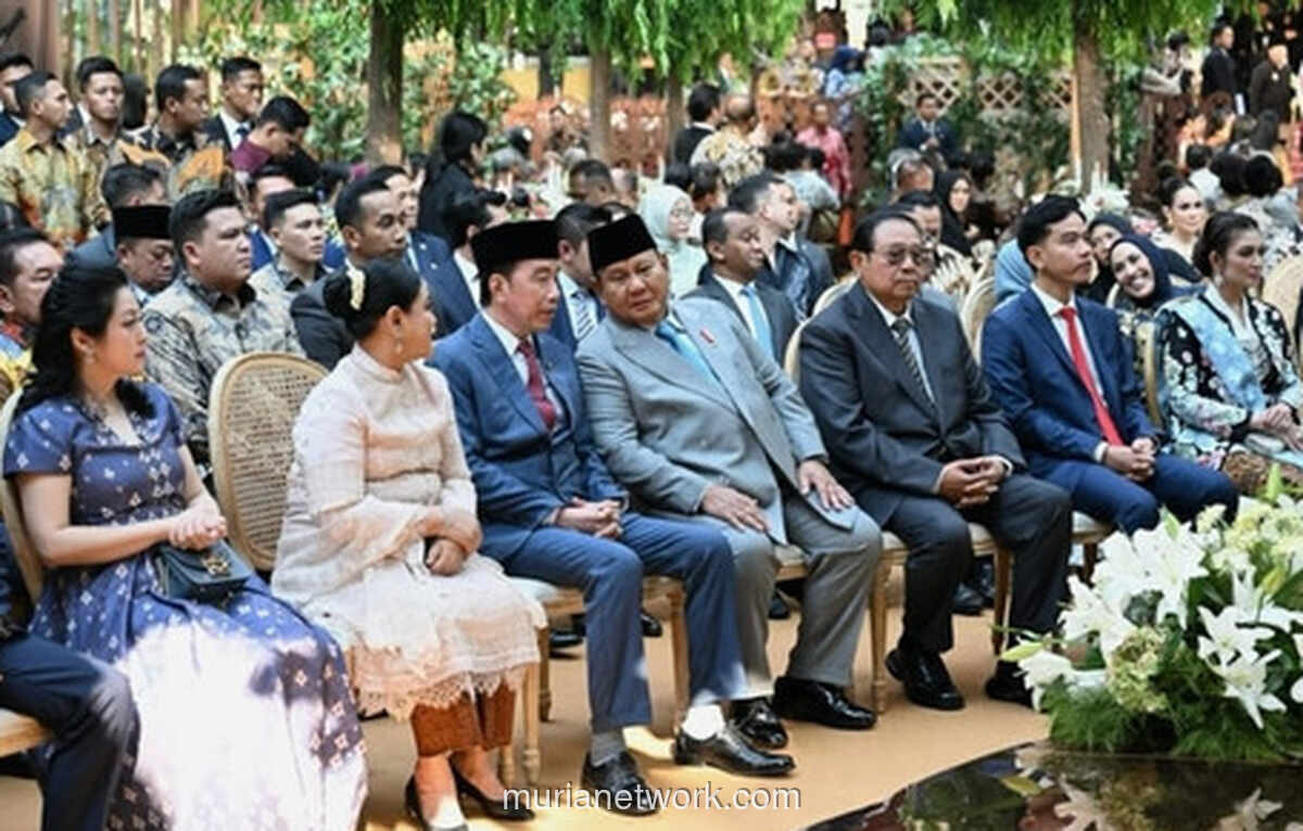 Prabowo dan Jokowi Hadiri Pernikahan Putra Boy Thohir, Duduk Bersebelahan