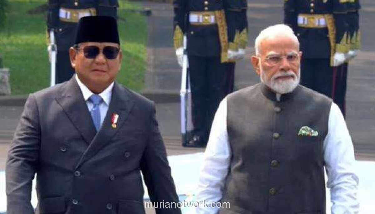 Prabowo dan PM Modi Sepakat Perkuat Kerja Sama Pertahanan dan Antiterorisme
