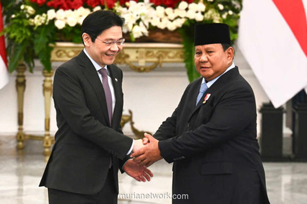 Prabowo dan PM Singapura Bahas Keamanan Selat Malaka