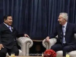Prabowo Terima Kunjungan Tony Blair di Kediaman Kertanegara