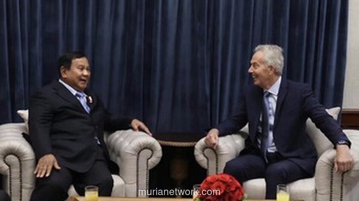 Prabowo Terima Kunjungan Tony Blair di Kediaman Kertanegara