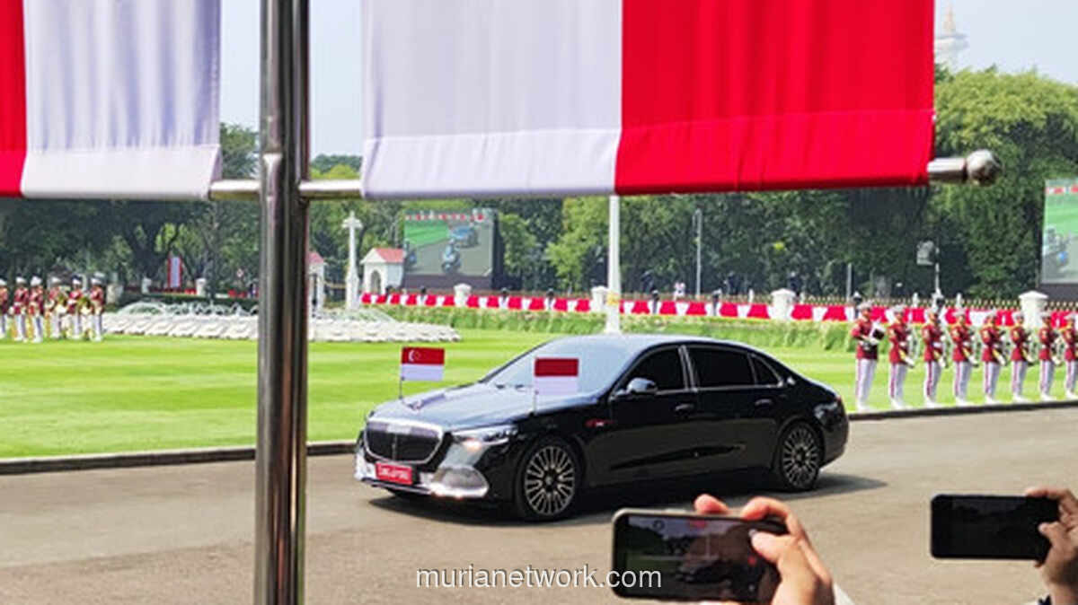 Prabowo Terima Kunjungan Kenegaraan PM Singapura Lawrence Wong di Istana Merdeka