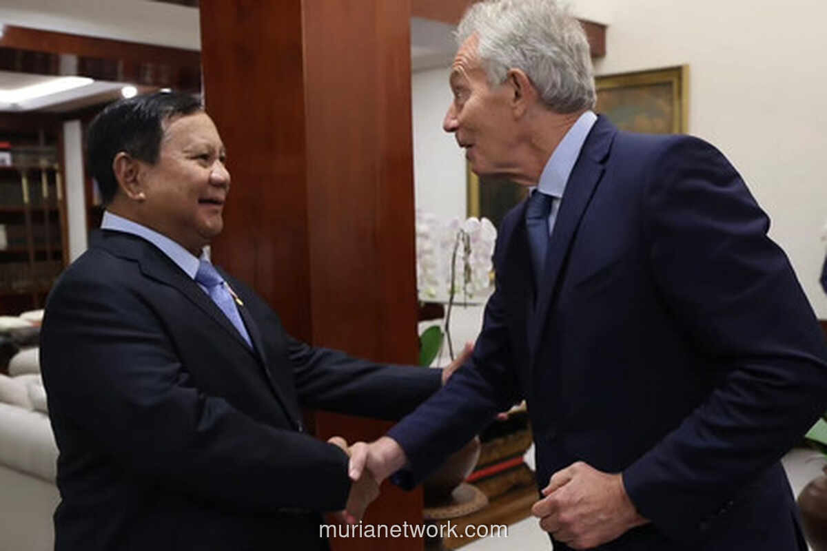 Prabowo Terima Tony Blair di Kertanegara, Bahas Perkembangan Global