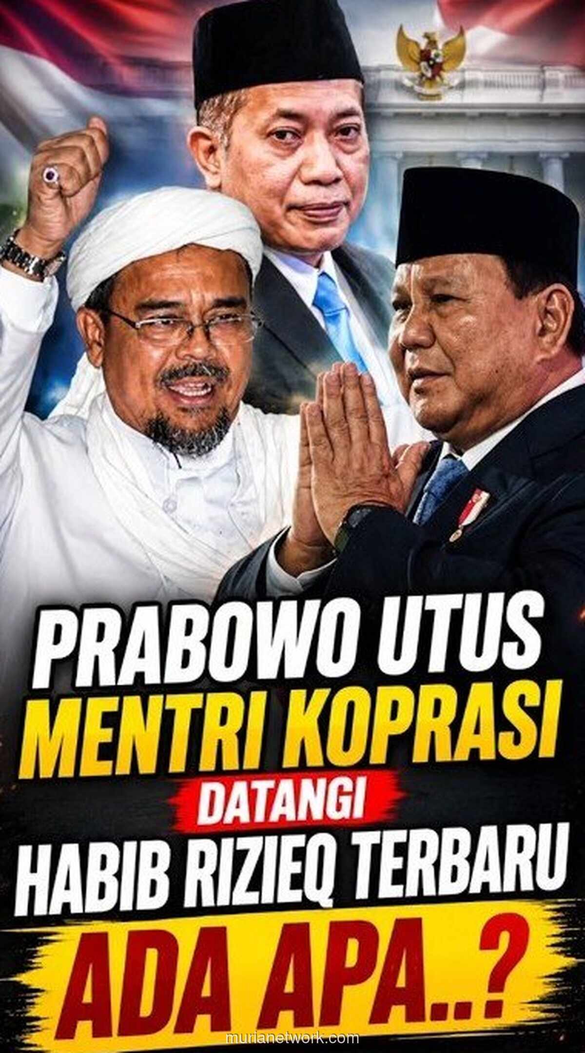 Menkop Ferry Juliantono Temui Habib Rizieq Bahas Koperasi Pesantren