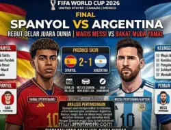 Final Piala Dunia 2026: Spanyol Jumpa Argentina di New Jersey