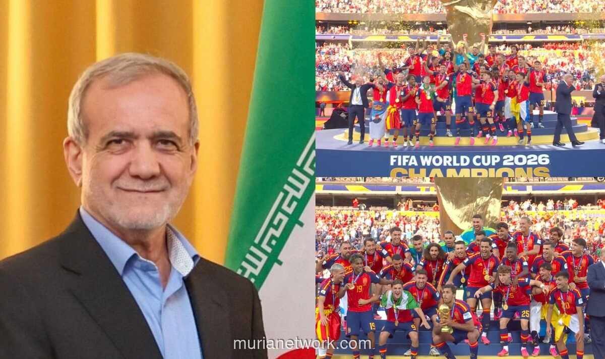 Presiden Iran Ucapkan Selamat ke Spanyol atas Gelar Juara Piala Dunia 2026