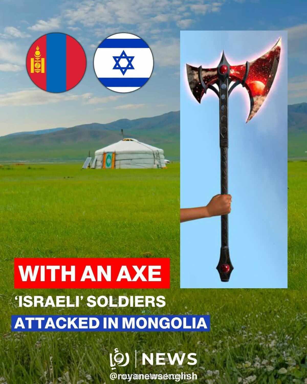 Wisatawan Israel Diserang dengan Kapak di Mongolia, Pelaku Teriakkan Hinaan Anti-Semit