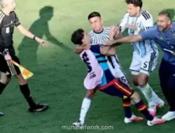 Pemain Argentina Terlibat Perkelahian Usai Kalah dari Spanyol di Final Piala Dunia
