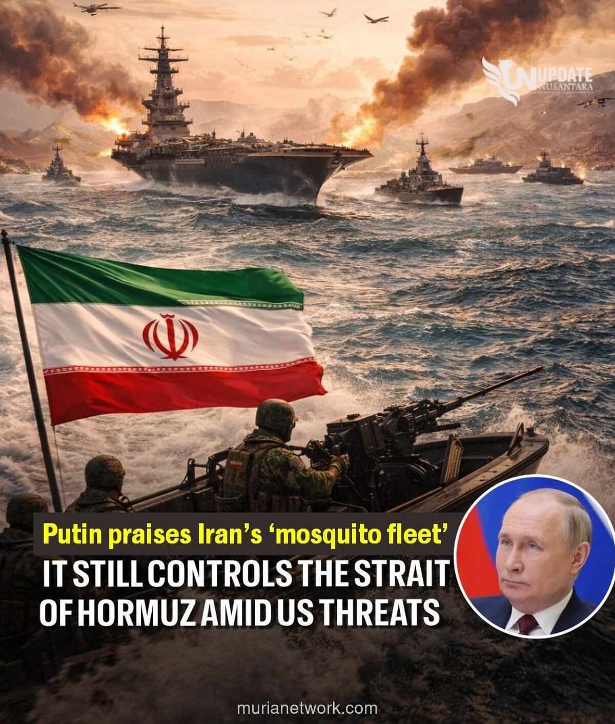 Putin Puji Strategi Armada Nyamuk Iran di Timur Tengah
