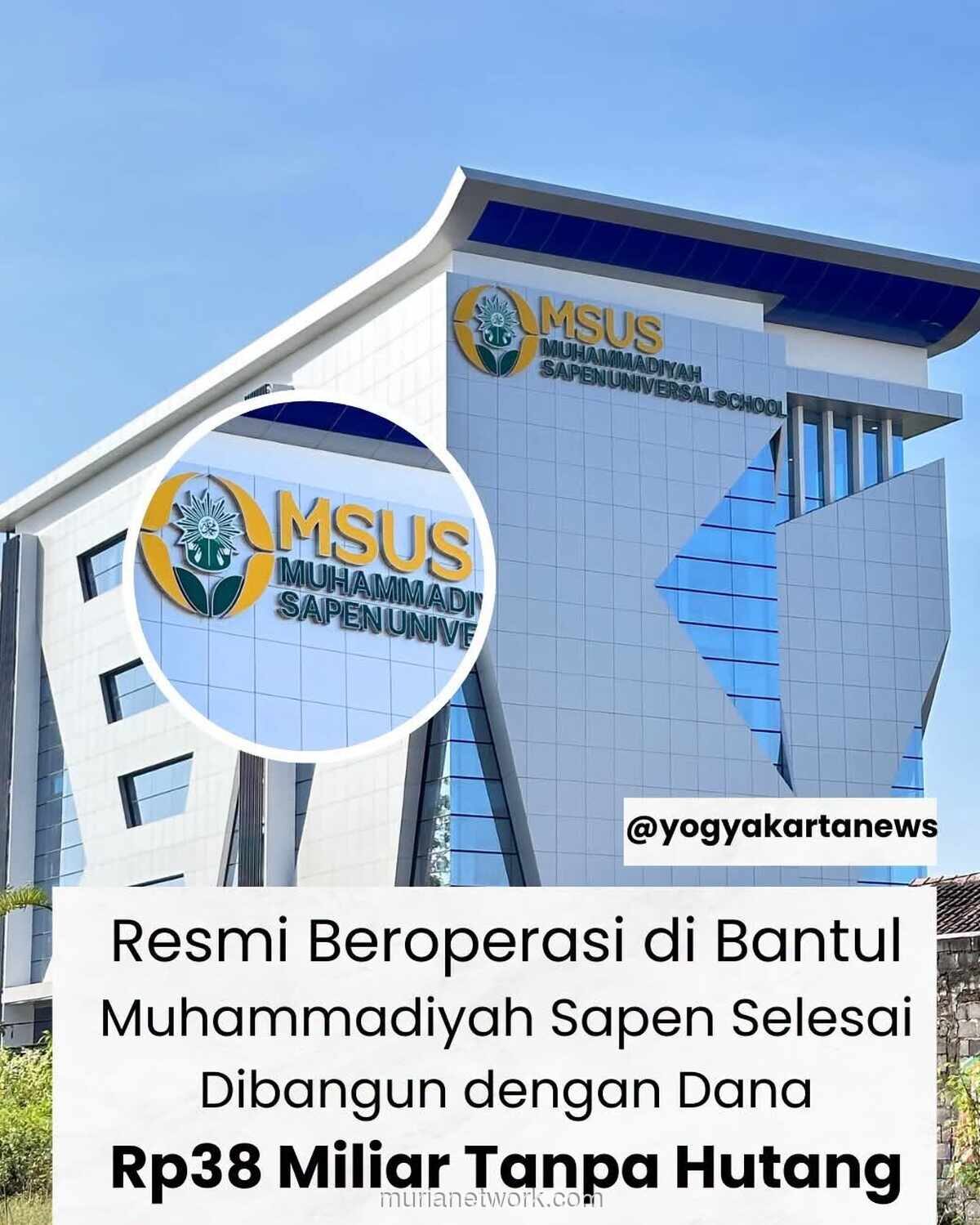 Muhammadiyah Resmikan Sekolah Internasional di Bantul, Atasi Waiting List hingga 2032