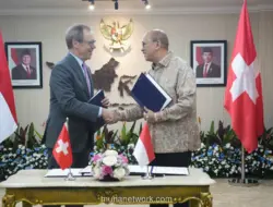 Indonesia dan Swiss Teken MoU Kerja Sama Mineral Kritis dan Logam
