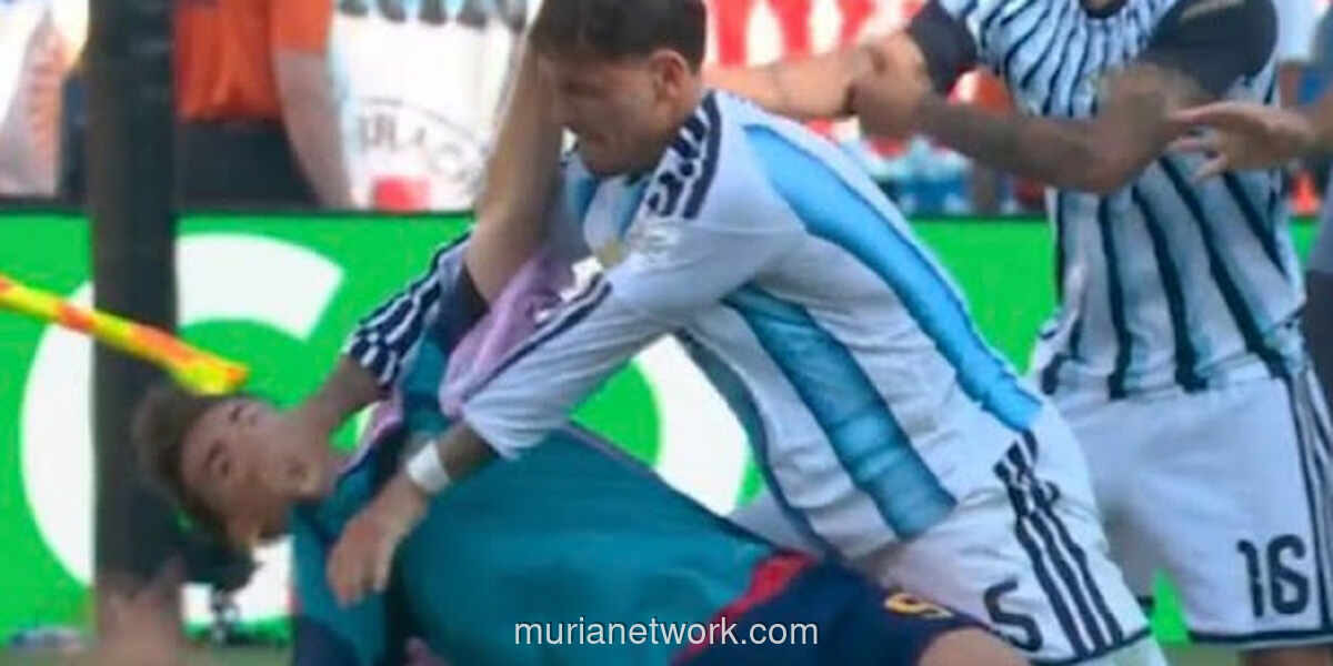 Kericuhan Warnai Final Piala Dunia 2026, Pemain Argentina Pukul Kapten Spanyol