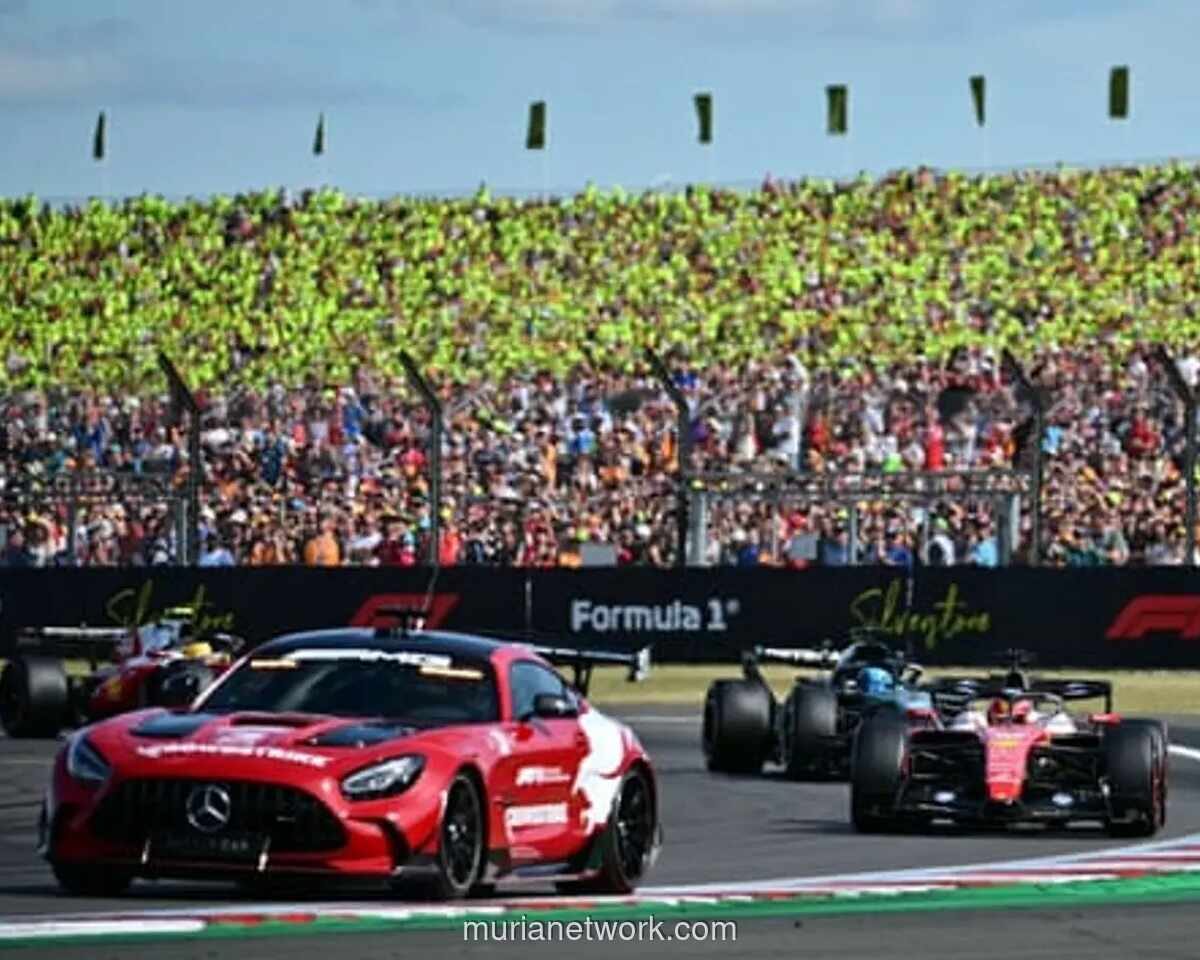 Leclerc Menang di Silverstone, Verstappen Kecelakaan di Lap Akhir