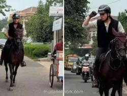 Kontroversi Saaih Halilintar Canter Kuda di Aspal, Netizen Khawatirkan Kesehatan Hewan