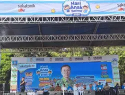 Ribuan Anak Antusias Ikuti Gerakan Makan Tanpa Drama di Serang