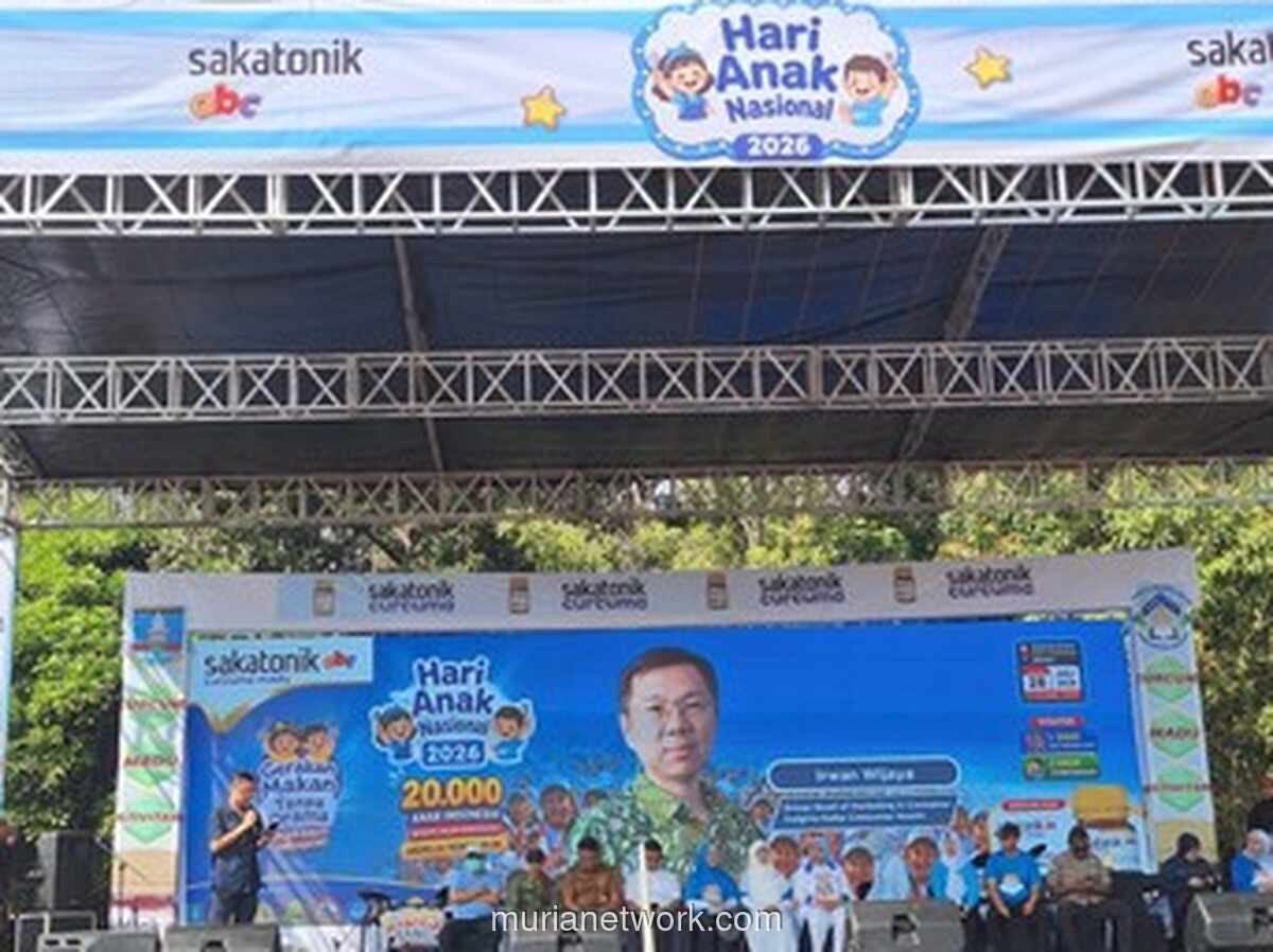 Ribuan Anak Antusias Ikuti Gerakan Makan Tanpa Drama di Serang