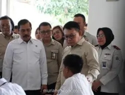 Menteri Imipas dan Kepala KSP Temui Anak Binaan Jelang Hari Anak Nasional