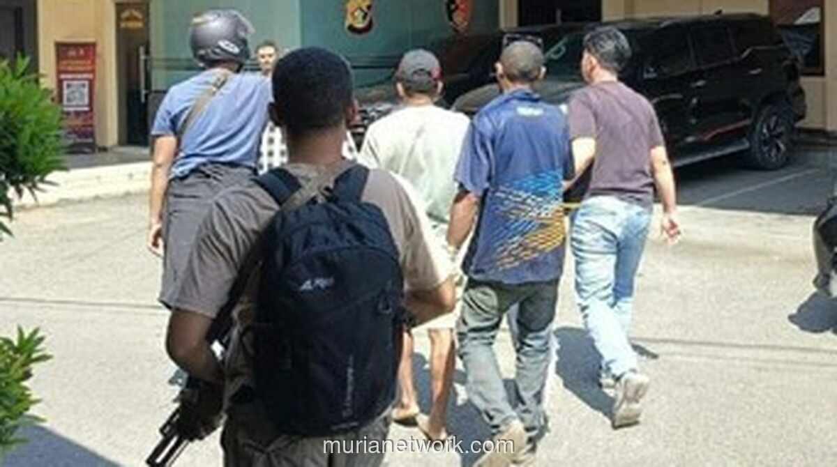 Satgas ODC Tangkap Lima Terduga Jaringan Senpi untuk KKB, Satu di Antaranya Buron