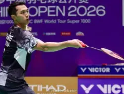 Jonatan Christie Bangkit dari Kekalahan Telak, Lolos ke 16 Besar China Open 2026