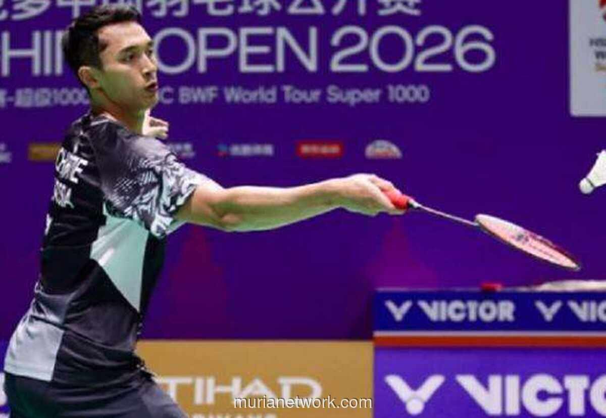 Jonatan Christie Bangkit dari Kekalahan Telak, Lolos ke 16 Besar China Open 2026