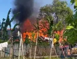 Kebakaran Hanguskan Rumah Warga di Bone, Kerugian Capai Puluhan Juta