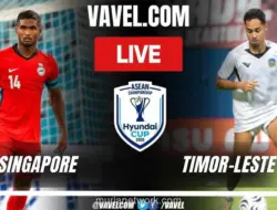 Singapura Perbesar Keunggulan atas Timor Leste Berkat Gol Sundulan Song Ui-young