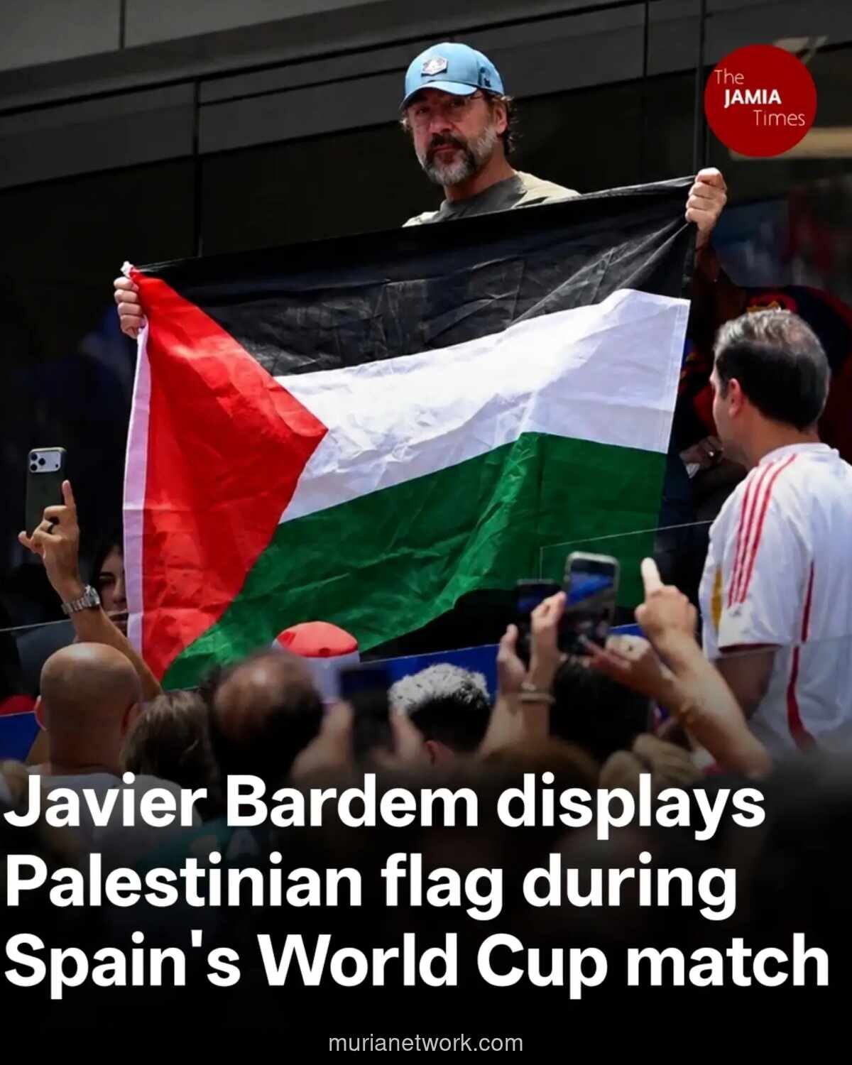 Javier Bardem Kibarkan Bendera Palestina di Piala Dunia 2026, Picu Perdebatan