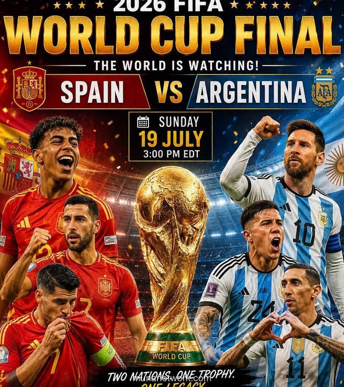 Spanyol vs Argentina: Dua Saudara yang Berpisah Sejarah, Bertemu Kembali di Lapangan