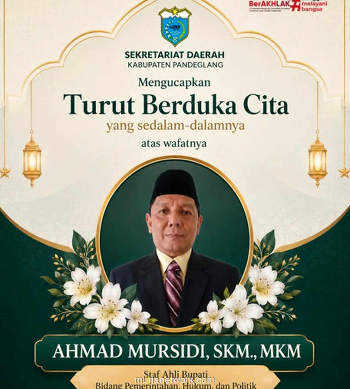 Staf Ahli Bupati Pandeglang yang Dilantik saat Tersangka Kecelakaan Maut Meninggal Dunia