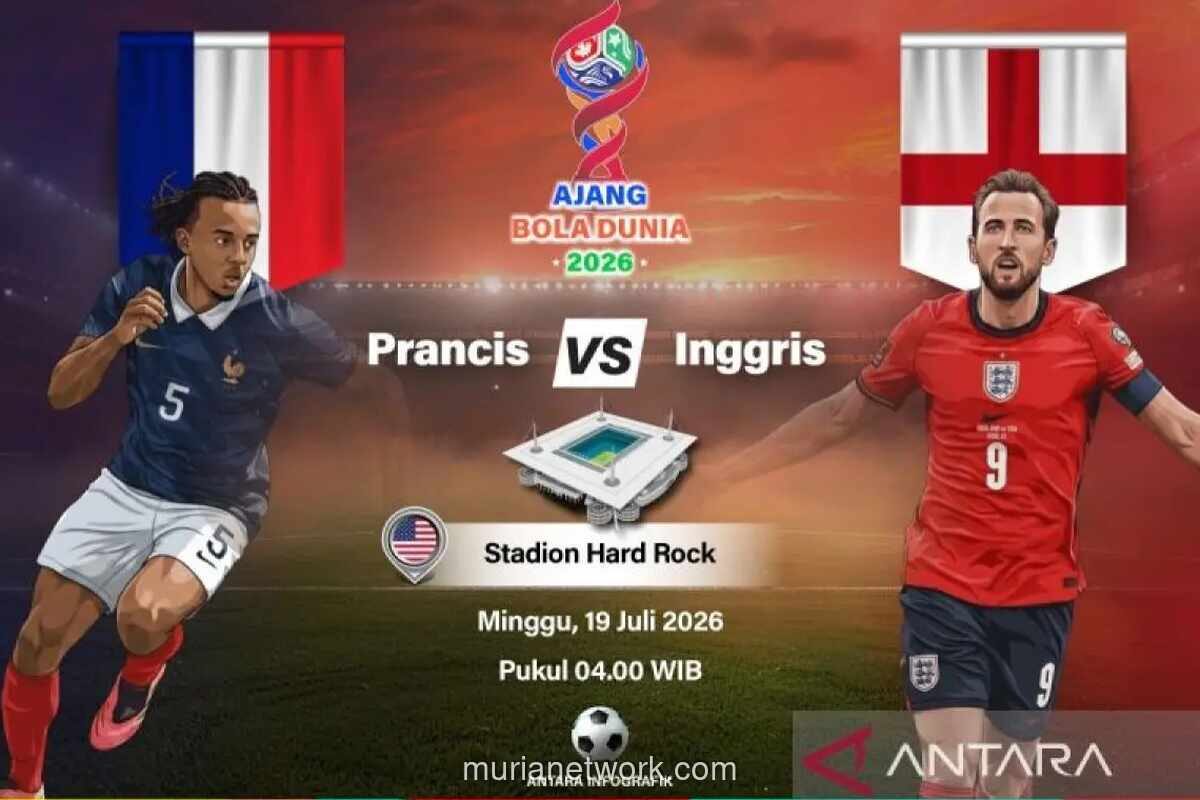 Prancis vs Inggris Perebutkan Tempat Ketiga Piala Dunia 2026, Siaran Langsung TVRI