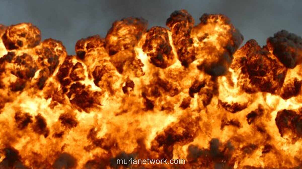 Sumur Minyak Tradisional Meledak dan Terbakar di Aceh Timur