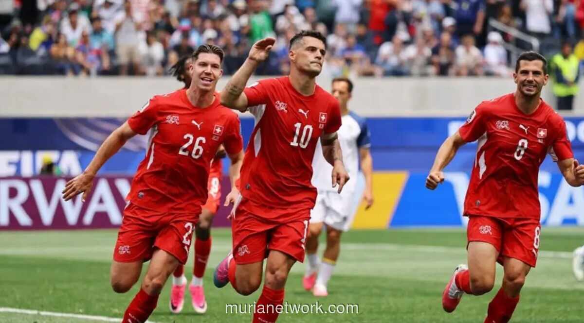 Swiss Akhirnya ke Perempat Final Piala Dunia Setelah 72 Tahun Menanti