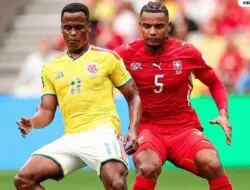 Swiss vs Kolombia Masih Imbang di Babak Kedua, Perempat Final Argentina Menanti