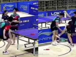 Kalah di Tenis Meja, Atlet Muda Tiongkok Pukul Lawan hingga Dilarang Bertanding