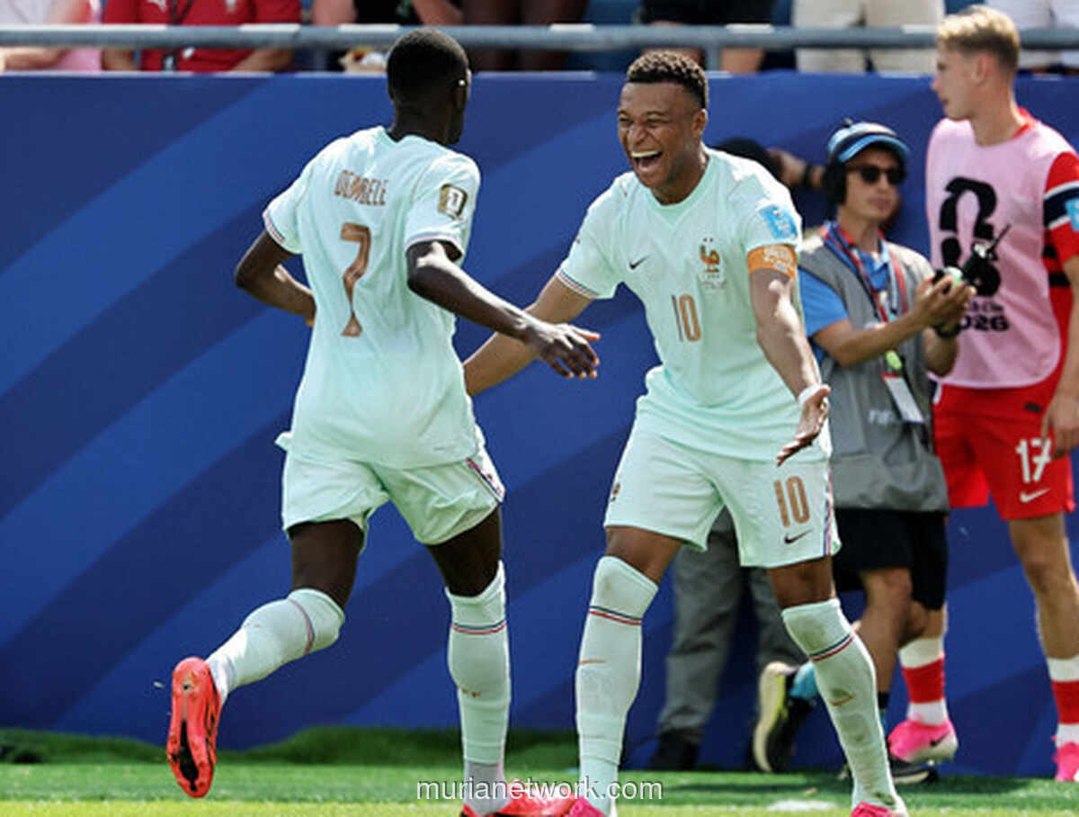 Prancis Hancurkan Swedia 3-0, Perpanjang Laju Sempurna di Piala Dunia 2026