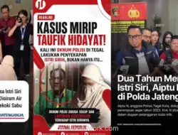 Polisi di Tegal Ditahan Usai Siram Istri Siri dengan Air Keras