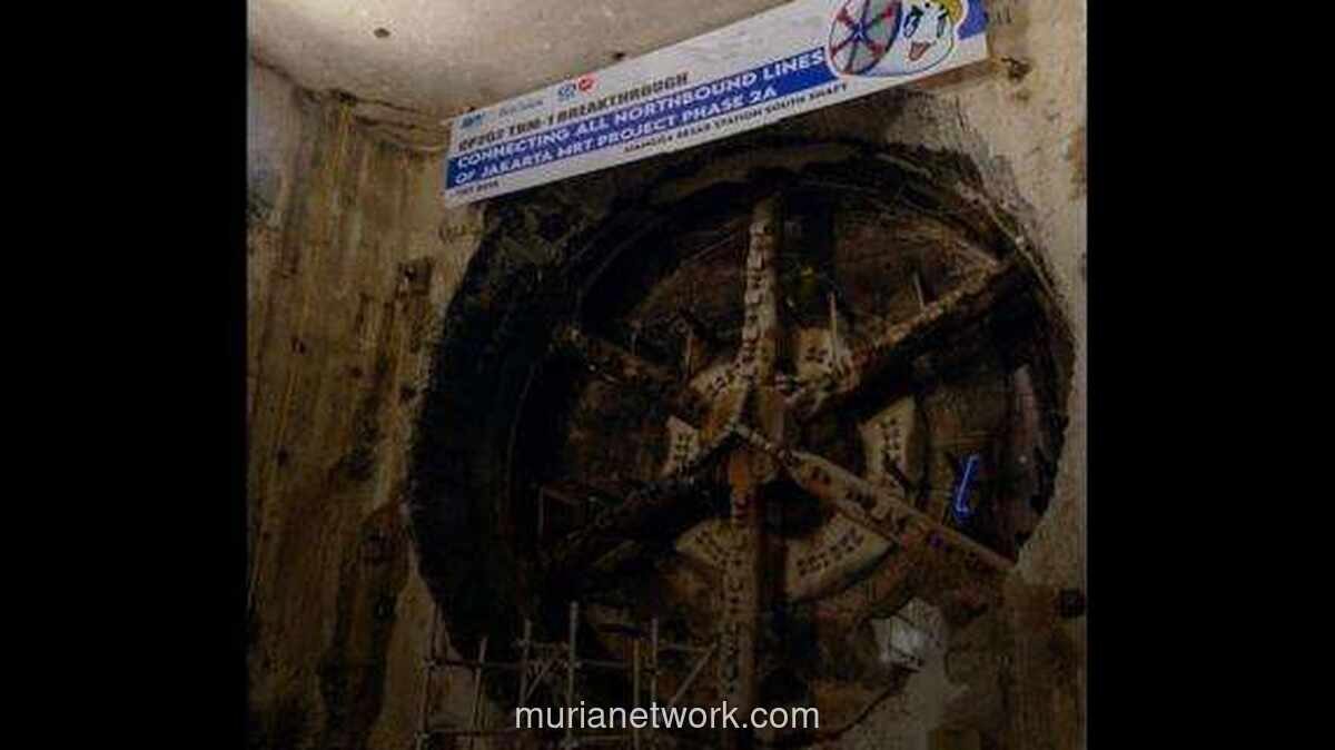 Terowongan Utara MRT Jakarta Rampung, Hubungkan Bundaran HI hingga Kota