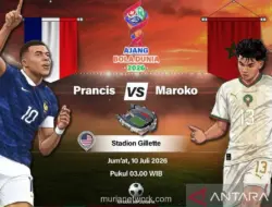 Prancis Unggul Rekor dan Produktivitas Jelang Hadapi Maroko di Perempat Final Piala Dunia 2026